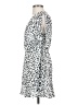 Great Jones 100% Polyester Animal Print Silver Cocktail Dress Size XS - photo 5