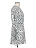 Great Jones 100% Polyester Animal Print Silver Cocktail Dress Size XS - photo 4