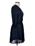 Lush 100% Polyester Solid Blue Casual Dress Size S - photo 4