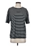 Unbranded Stripes Black Short Sleeve Top Size S - photo 1