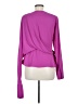 Atlein Collective 100% Polyester Purple Long Sleeve Blouse Size 6 - photo 2
