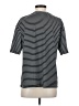 Unbranded Stripes Black Short Sleeve Top Size S - photo 2