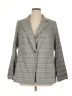 Lane Bryant Plaid Gray Blazer Size 16 - photo 1