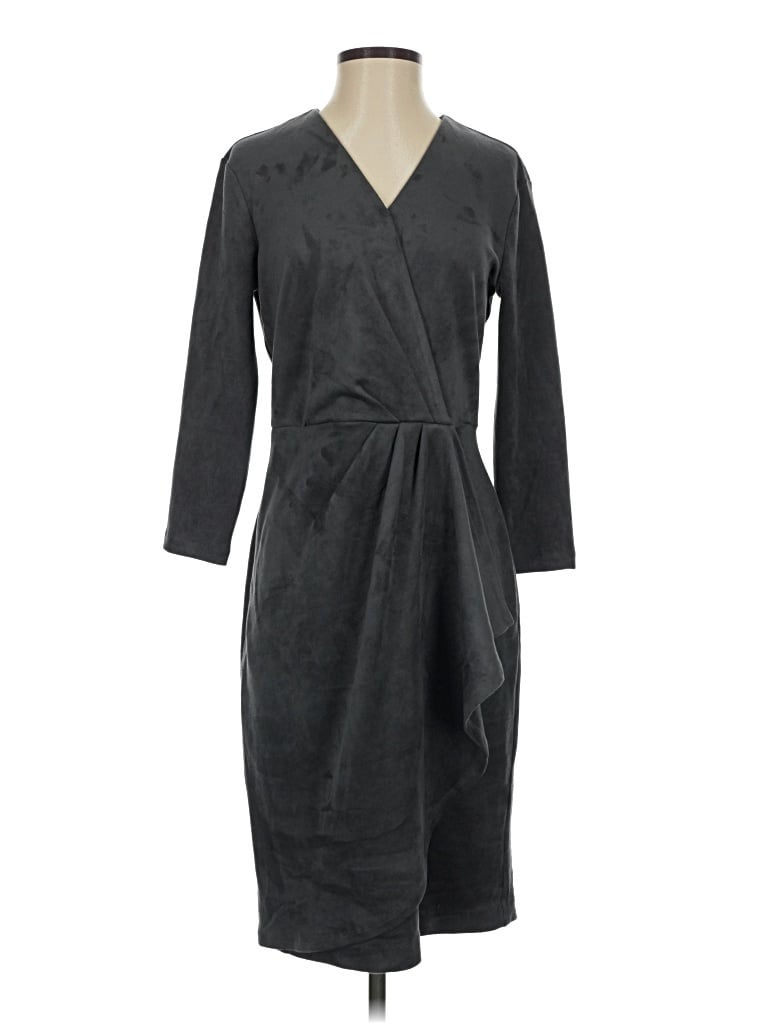 J. Mclaughlin Casual Dress In Gray