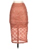 Bebe 100% Polyester Orange Formal Skirt Size XS - photo 1