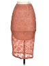 Bebe 100% Polyester Orange Formal Skirt Size XS - photo 2