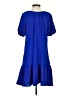 DKNY 100% Polyester Solid Blue Casual Dress Size 4 - photo 2