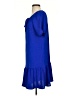 DKNY 100% Polyester Solid Blue Casual Dress Size 4 - photo 5