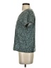 Emery Rose Teal Short Sleeve Blouse Size S - photo 5