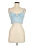 Hello Molly 100% Polyester Blue Sleeveless Top Size 8 - photo 1