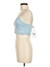 Hello Molly 100% Polyester Blue Sleeveless Top Size 8 - photo 5