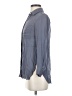 J.Crew 100% Silk Gray Long Sleeve Silk Top Size 0 (petite) - photo 5