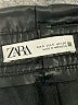 Zara Metallic Black Shorts Size S - photo 3