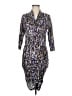 BCBGMAXAZRIA Metallic Silver Cocktail Dress Size M - photo 1