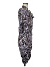 BCBGMAXAZRIA Metallic Silver Cocktail Dress Size M - photo 4