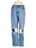 Vibrant M.I.U Color Block Blue Jeans Size 27 waist - photo 1
