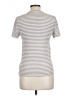Splendid Stripes Silver Short Sleeve Turtleneck Size L - photo 2