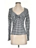 Shein Silver Long Sleeve T-Shirt Size S - photo 1