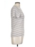 Splendid Stripes Silver Short Sleeve Turtleneck Size L - photo 4