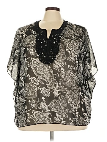 Overdrive 3/4 Sleeve Blouse (view 1)
