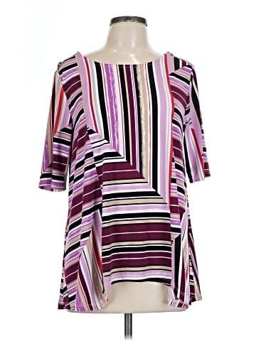 Dana Buchman Short Sleeve Blouse (view 1)