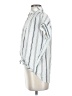 Madewell Stripes Silver Sleeveless Button-Down Shirt Size XS - photo 5