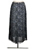 Old Navy 100% Polyester Paisley Blue Formal Skirt Size 8 - photo 2