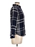 Rails 100% Rayon Plaid Blue Long Sleeve Button-Down Shirt Size L - photo 4