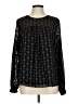 Amanda Uprichard Black Long Sleeve Blouse Size L - photo 1