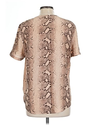 Equipment Short Sleeve Silk Top (view 2)