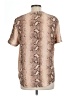 Equipment 100% Silk Tan Short Sleeve Silk Top Size L - photo 2