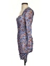 Unbranded 100% Polyester Paisley Blue Cocktail Dress Size S - photo 5