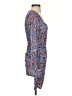 Unbranded 100% Polyester Paisley Blue Cocktail Dress Size S - photo 4