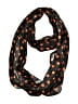 Unbranded 100% Polyester Polka Dots Orange Black Scarf One size - photo 1