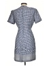 D.B.Y. Ltd Checkered-gingham Blue Casual Dress Size 3 - 4 - photo 2