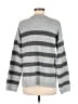 Halogen Stripes Gray Pullover Sweater Size L - photo 2