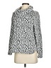 Croft & Barrow 100% Polyester Animal Print Silver Pullover Sweater Size S (petite) - photo 1