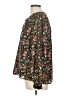 Old Navy 100% Polyester Floral Green Long Sleeve Blouse Size L - photo 5