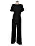 Leith 100% Polyester Solid Black Jumpsuit Size M - photo 2