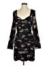 Slate & Willow Paisley Black Cocktail Dress Size 4 - photo 1