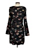 Slate & Willow Paisley Black Cocktail Dress Size 4 - photo 2