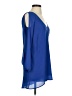 TOBI Blue 3/4 Sleeve Blouse Size XS - photo 4