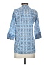 Roberta Roller Rabbit 100% Cotton Blue 3/4 Sleeve Blouse Size XXS - photo 2