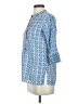 Roberta Roller Rabbit 100% Cotton Blue 3/4 Sleeve Blouse Size XXS - photo 5