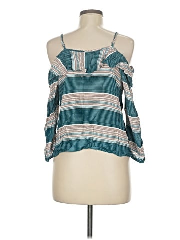 Wild Blue X Sadie Robertson 3/4 Sleeve Blouse (view 2)