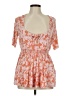 Torrid Orange Short Sleeve Blouse Size Med Plus (00) - photo 1