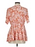 Torrid Orange Short Sleeve Blouse Size Med Plus (00) - photo 2