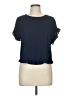 Meraki 100% Polyester Blue Short Sleeve Top Size M - photo 1