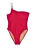 J.Crew Solid Red One Piece Swimsuit Size 16 - photo 1