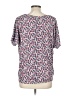 Amana Gray Short Sleeve Blouse Size L - photo 2